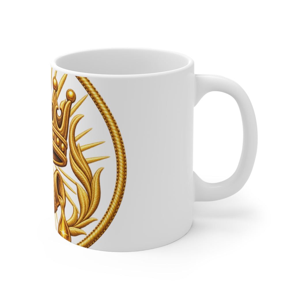 i26Bible Crown and Horn Ceramic Mug