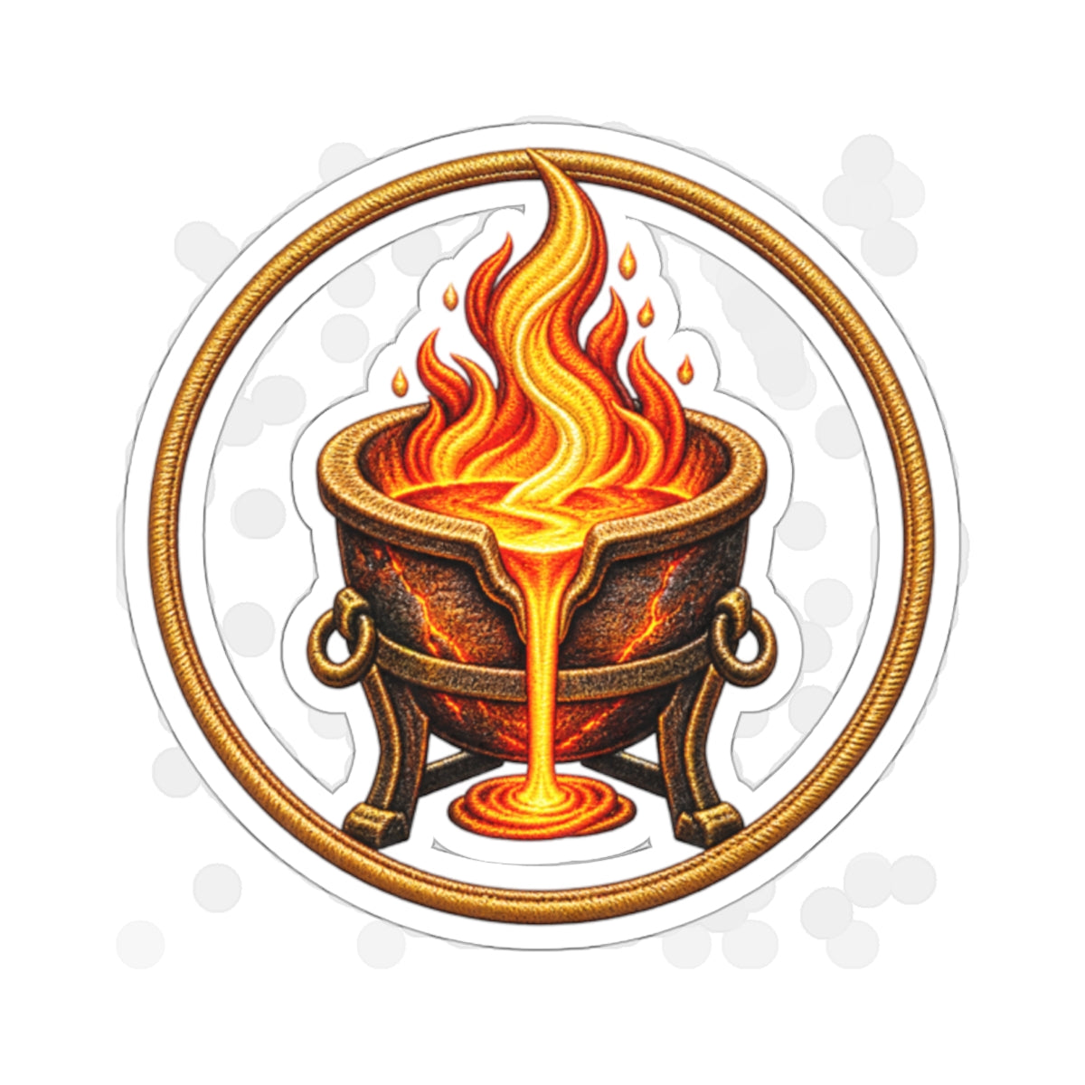 i26Bible Furnace of Faith Die-Cut Sticker
