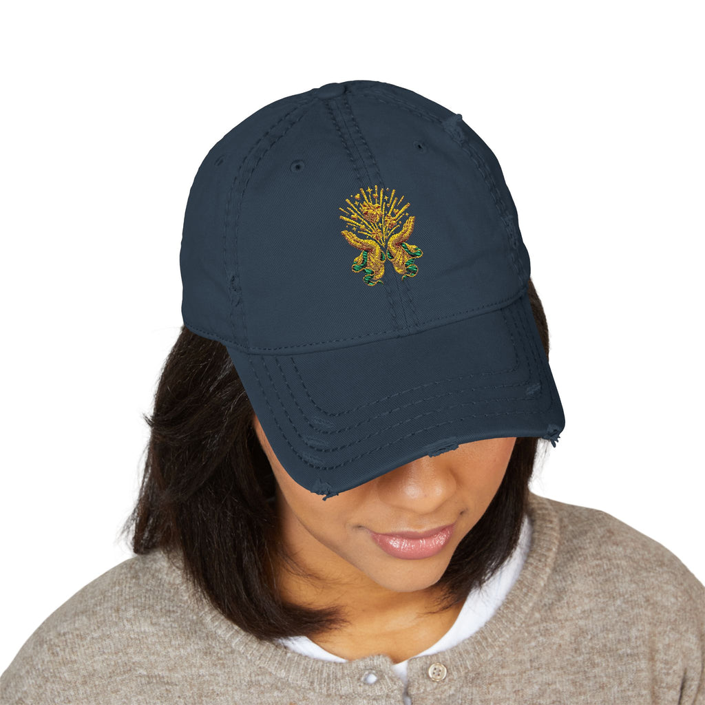 Goodwill 04 Generosity Badge - Distressed Embroidered Dad Hat