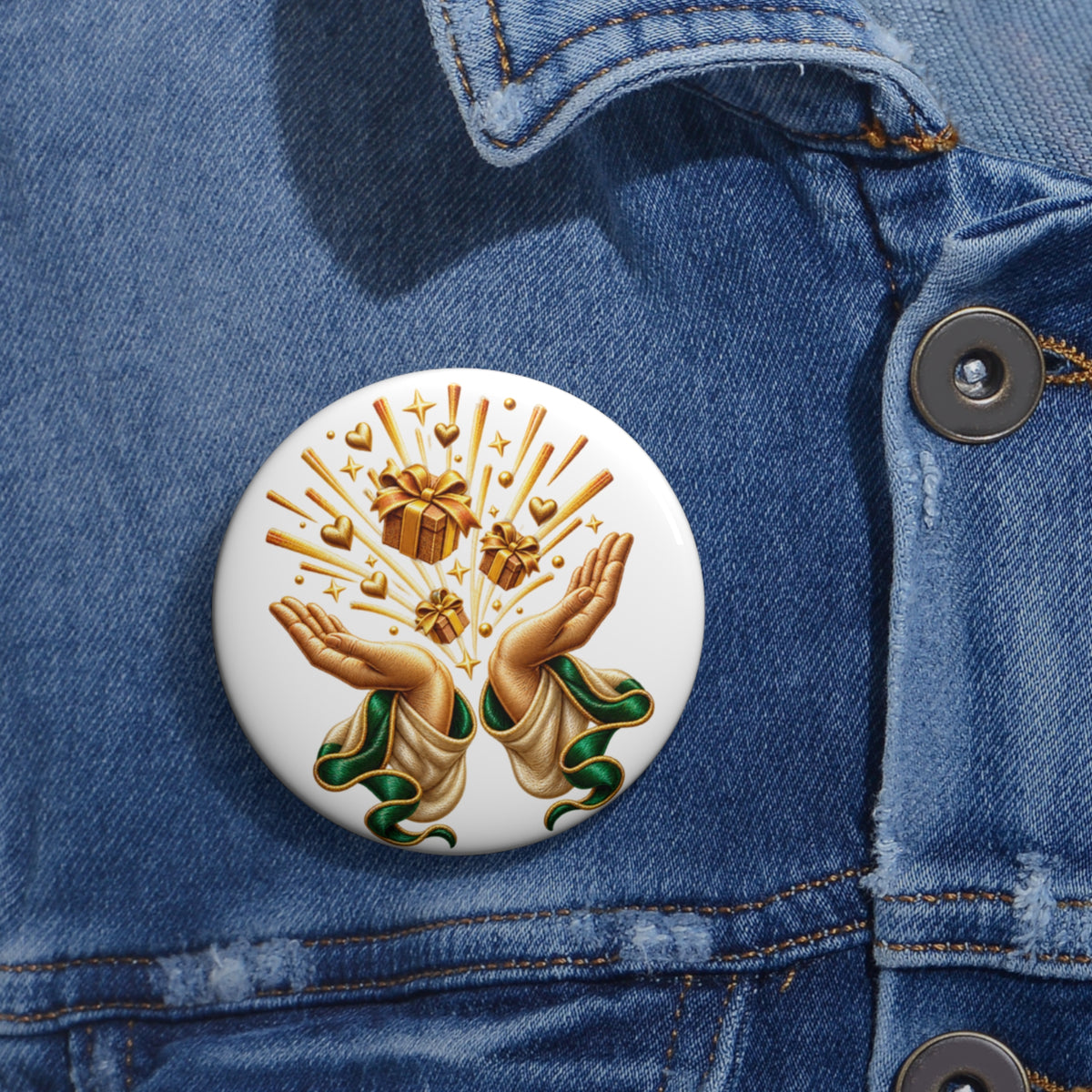 Goodwill 04 Generosity Badge - 2.25 inch Pin Button
