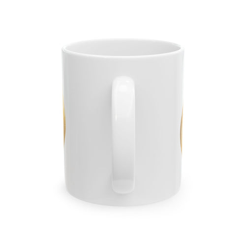 Gold Leaf Flame Mug | Ceramic Mug