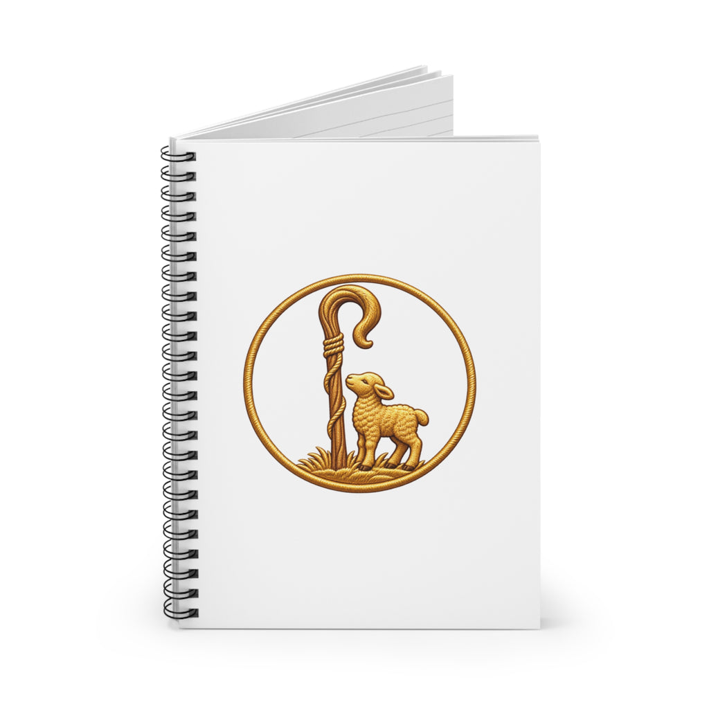 i26Bible Shepherd and Lamb Spiral Notebook