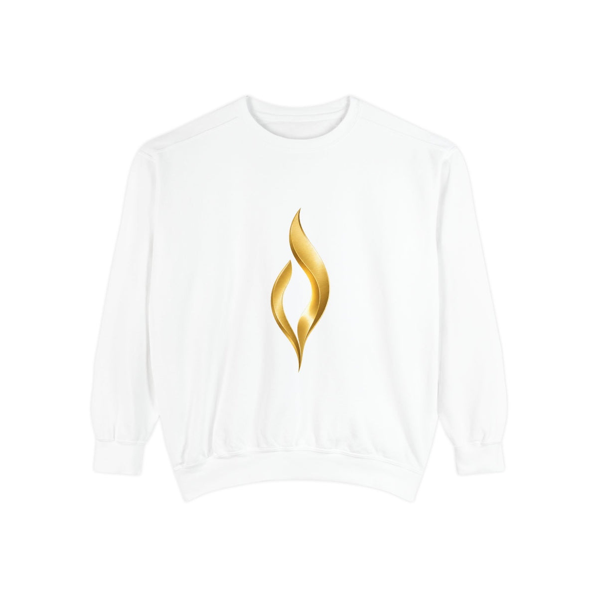 Gold Flame Symbol Sweatshirt