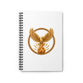 i26Bible Dove and Flame Spiral Notebook