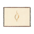 Abstract Flame Woven Blanket | Flame Tapestry Throw