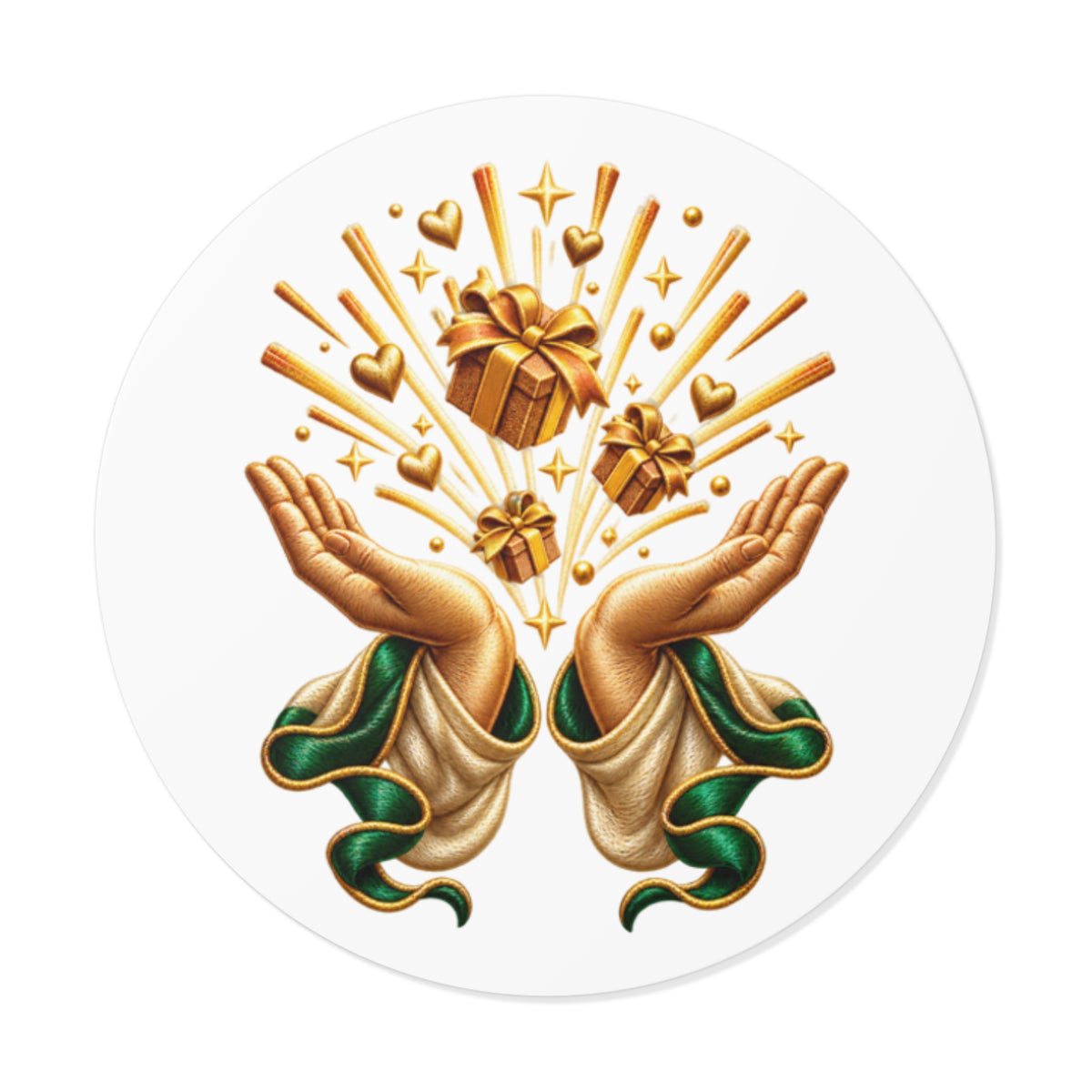 Goodwill 04 Generosity Badge - 2 inch Round Vinyl Sticker