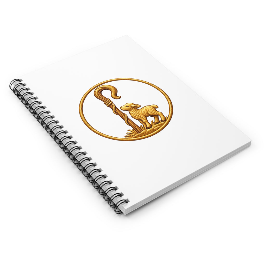 i26Bible Shepherd and Lamb Spiral Notebook