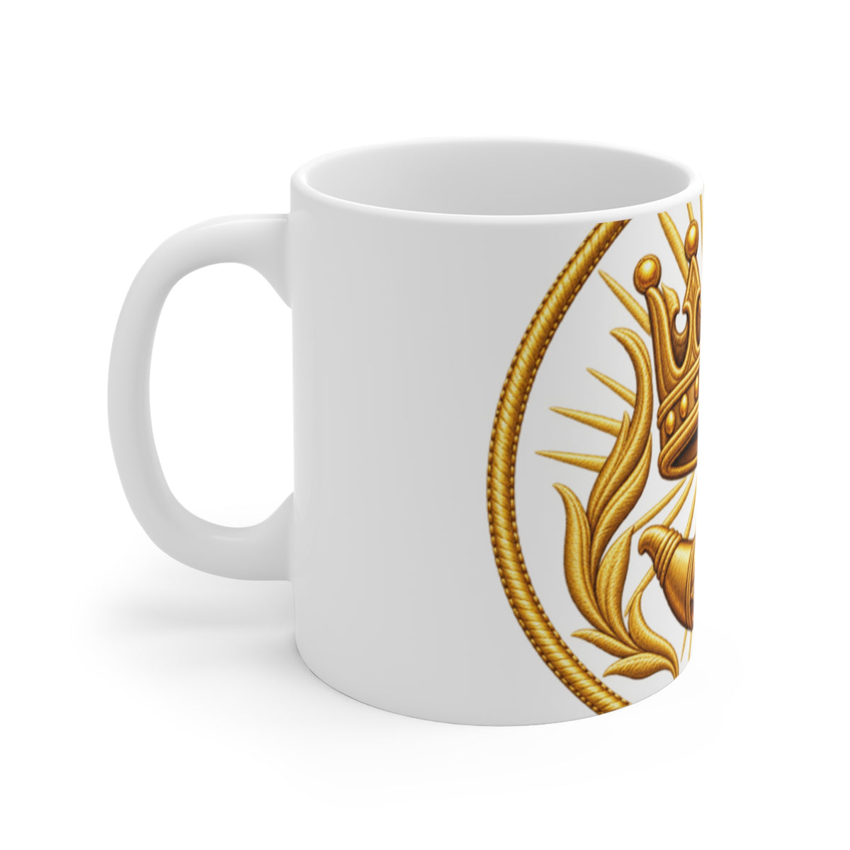 i26Bible Crown and Horn Ceramic Mug